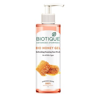 Biotique Advanced Ayurveda Bio Honey Gel Refreshing Foaming Face Wash, 200 ml